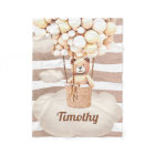 Welcome Cute Bear Baby Blanket