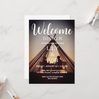welcome dinner invitation