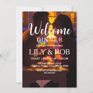 welcome dinner invitation