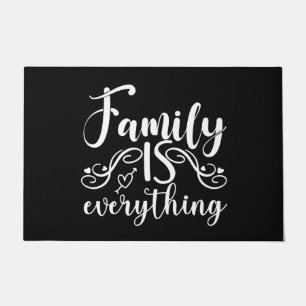 Welcome Door Mat Family is everything