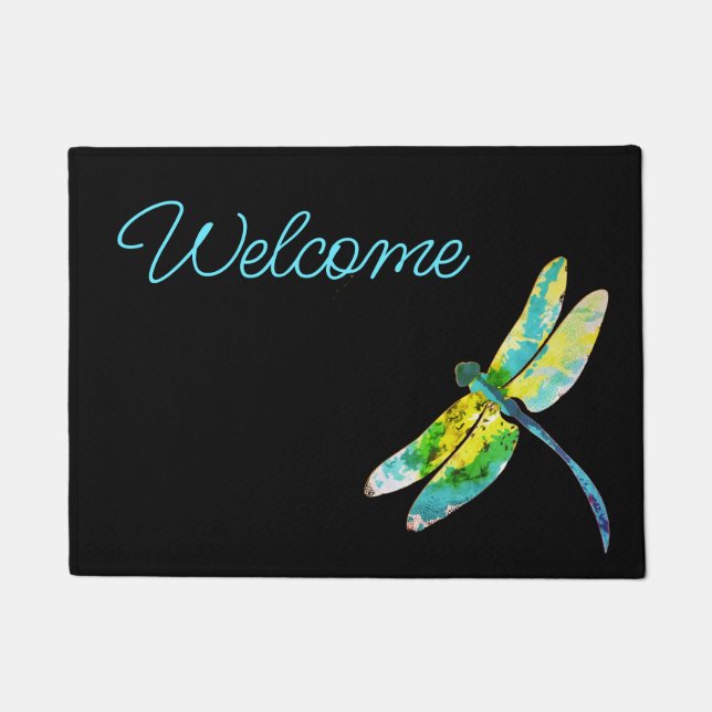 Welcome dragonfly doormat (Front)
