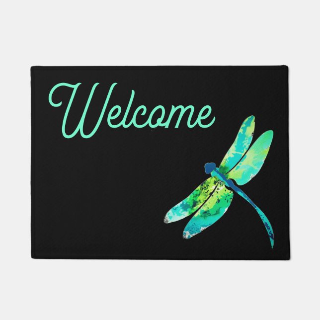 Welcome dragonfly doormat (Front)