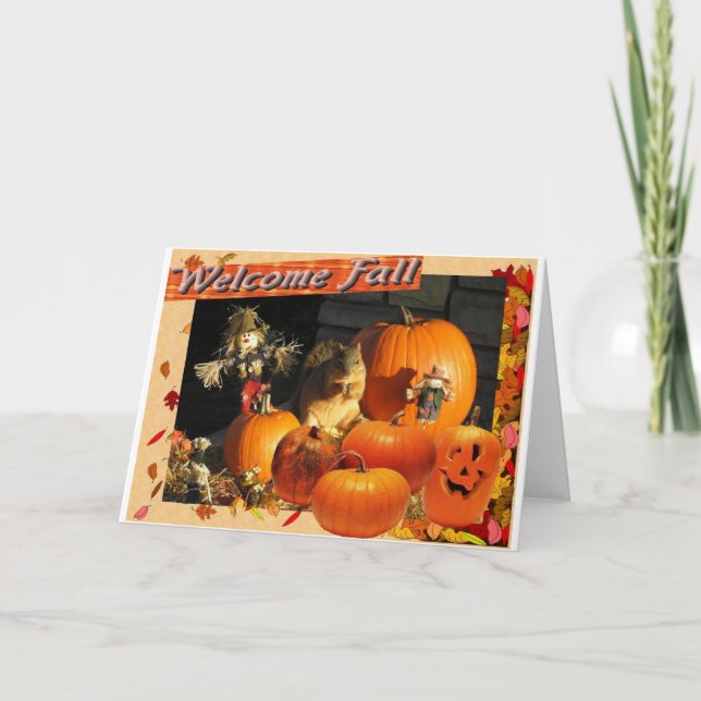 Welcome Fall Card (Front)