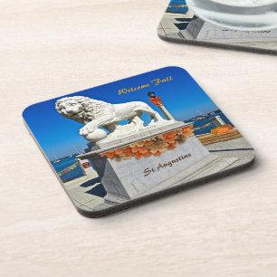 Welcome Fall Coastal St Augustine Florida Coaster