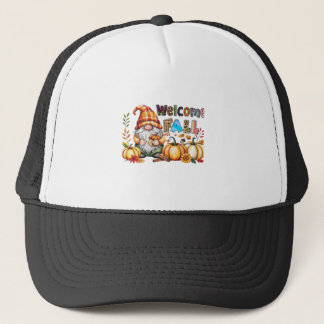 Welcome Fall Gnomes Classic T-Shirt.png Trucker Hat