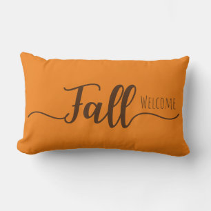 Welcome Fall Lumbar Pillow