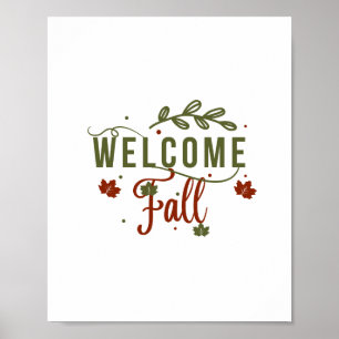 Welcome Fall  Poster