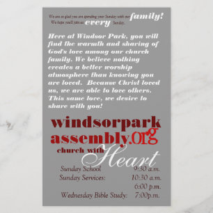 welcome flyer
