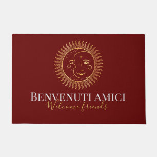 Welcome Friends English / Italian   Doormat