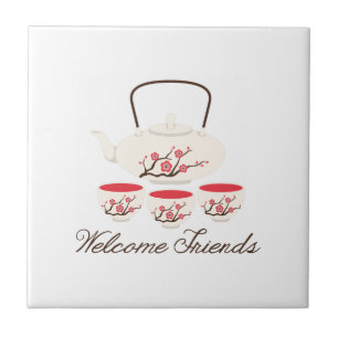 Welcome Friends Tile