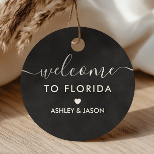 Welcome Gift Tag, Wedding Welcome Bag, Chalkboard Favour Tags