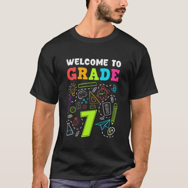 Welcome Grade 7th Grade 7th Student Grade 7th T-Shirt (Front)