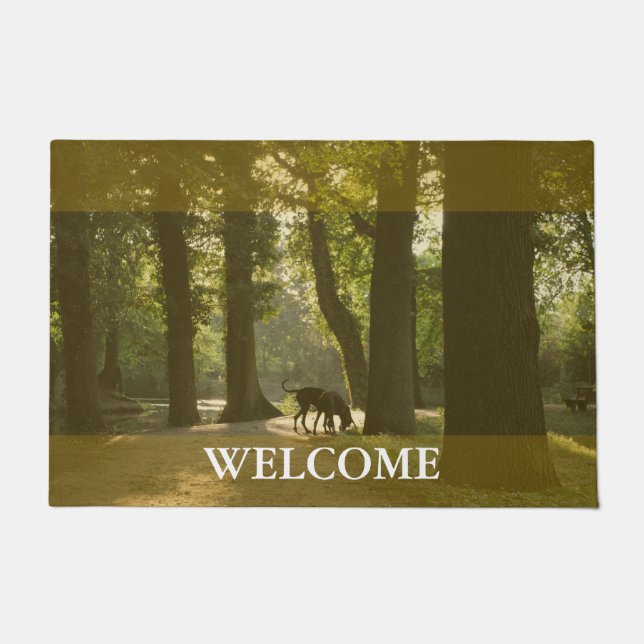 Welcome Great Danes Doormat (Front)