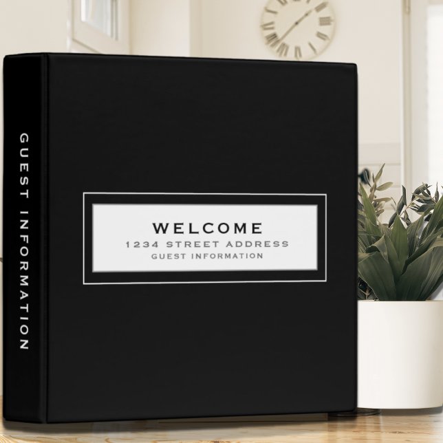 Welcome Guest Information Guide Book Binder (Creator Uploaded)
