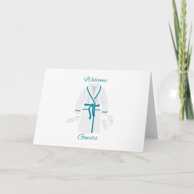 Welcome Guests Card (Front)