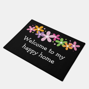 Welcome Happy Home Doormat
