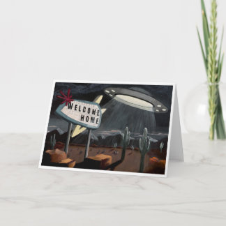 Welcome Home! A retro inspired greeting card. Card