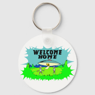 Welcome Home Aliens Keychain