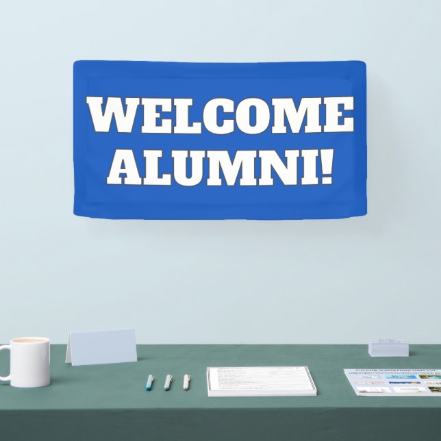 Welcome Home Alumni Banner (Tradeshow)