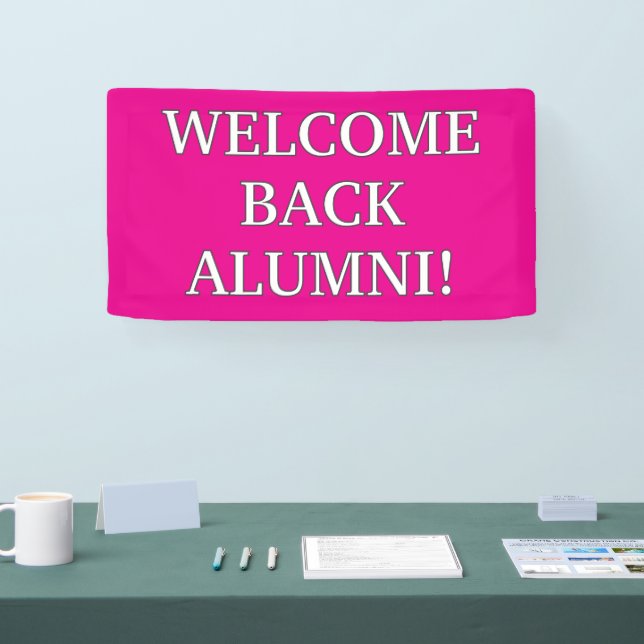 Welcome Home Alumni Banner (Tradeshow)