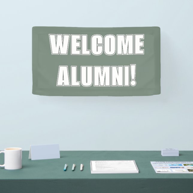 Welcome Home Alumni Banner (Tradeshow)