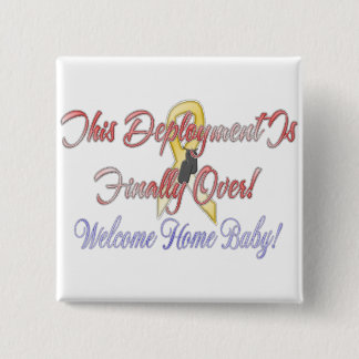 Welcome Home Baby! 2 Inch Square Button
