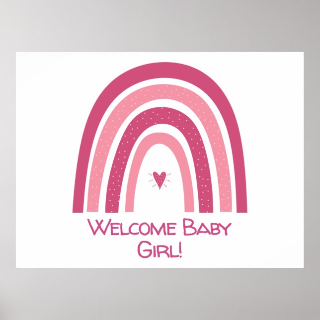 Welcome Home Baby Girl Poster (Front)