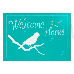 Welcome Home Bird Silhouette