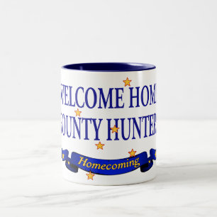 Welcome Home Bounty Hunters Two-Tone Coffee Mug