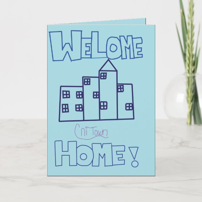 Welcome Home Card (Front)