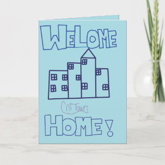 Welcome Home Card