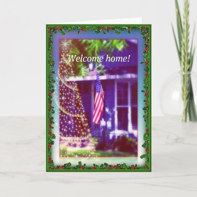 Welcome Home Christmas 2011 - Military Holiday Card (Front)