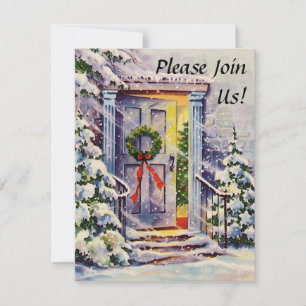 Welcome Home Custom Christmas Invitations