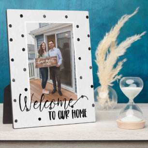 Welcome Home Custom Photo Plaque