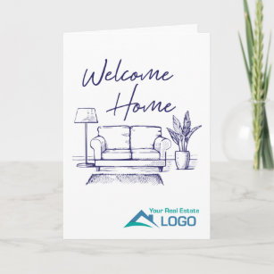 Welcome Home Custom Real Estate Card