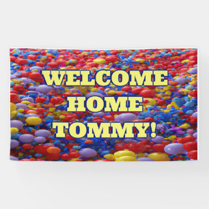 Welcome Home custom Vinyl Banner 3' x 5' Banner