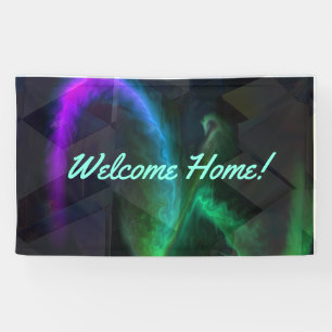 Welcome Home custom Vinyl Banner 3' x 5' Banner