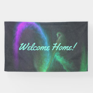 Welcome Home custom Vinyl Banner 3' x 5' Banner