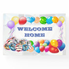 Welcome Home custom Vinyl Banner 3' x 5' Banner