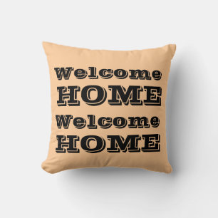Welcome Home Customized Designer Pillow