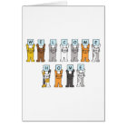 Welcome Home Cute Cartoon Cats