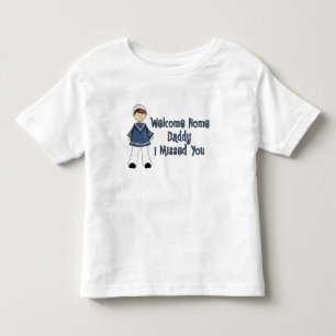 Welcome Home Daddy Navy Brat (Son) Toddler T-shirt
