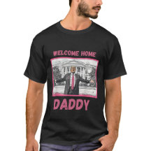  welcome home daddy Retro Vintage White House 