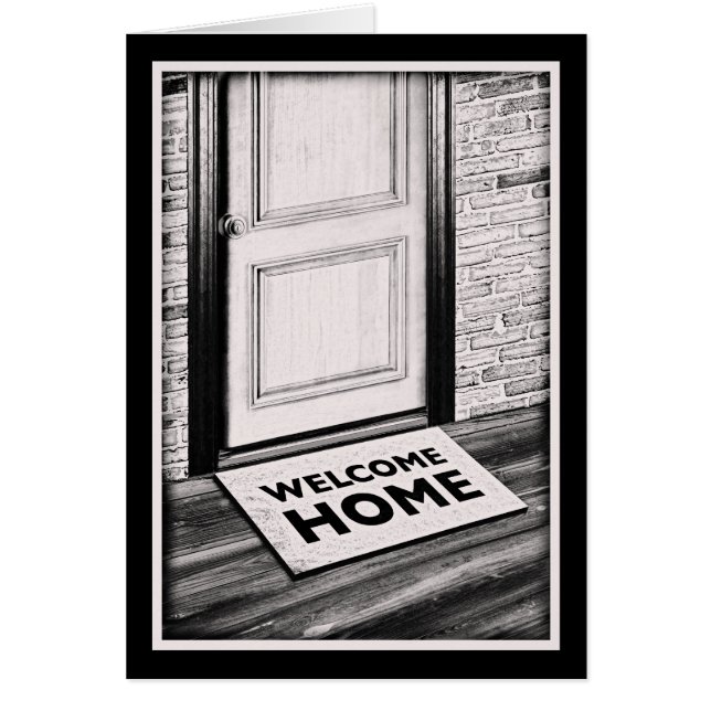 welcome home door mat photograph (Front)