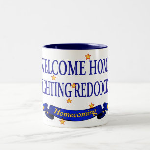 Welcome Home Fighting Redcocks Two-Tone Coffee Mug