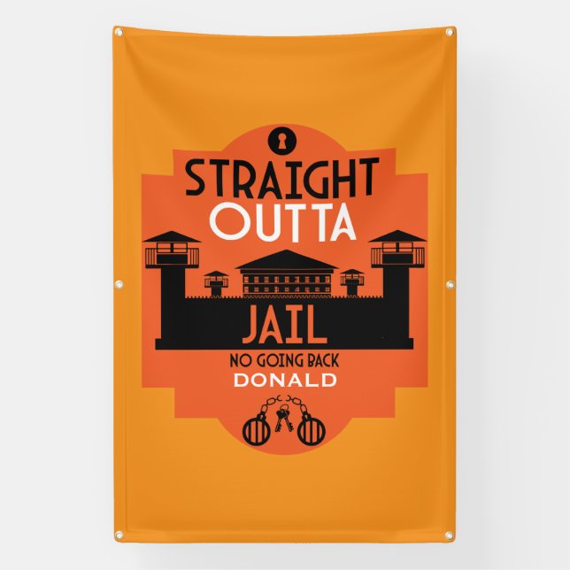 Welcome Home From Prison Banner (Vertical)