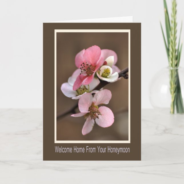 Welcome Home From Your Honeymoon Card (Front)