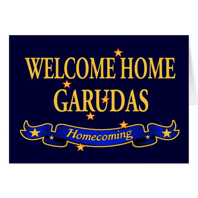 Welcome Home Garudas (Front Horizontal)