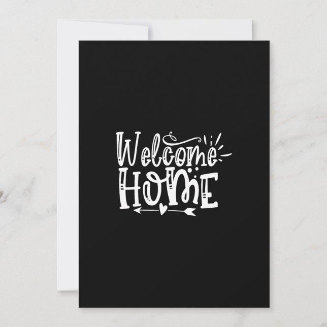 welcome home invitation (Front)