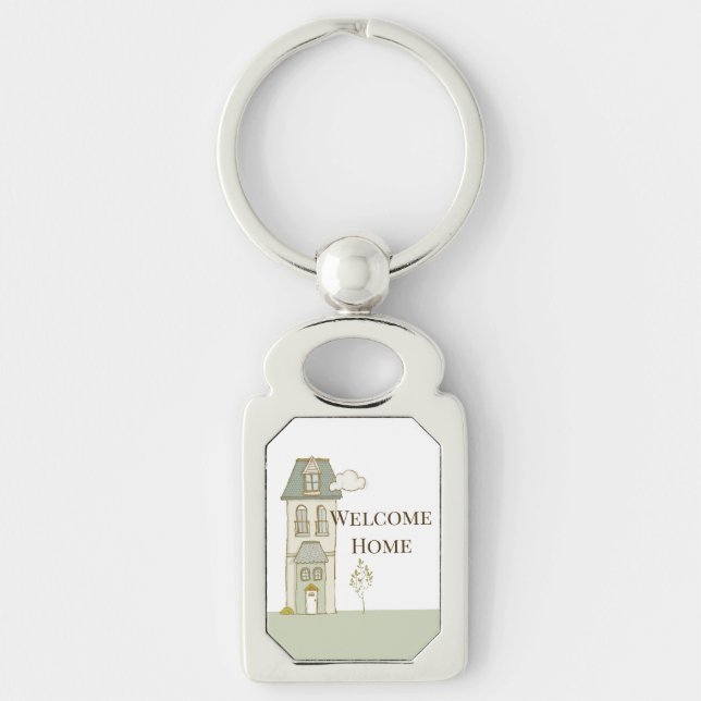Welcome Home Keychain (Front)